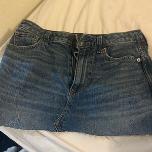 denim mini skirt from abercrombie